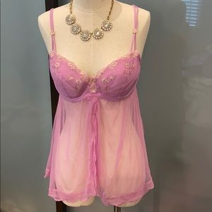 Victoria's Secret Underwire Bra Chemise Pink (Size 36C)